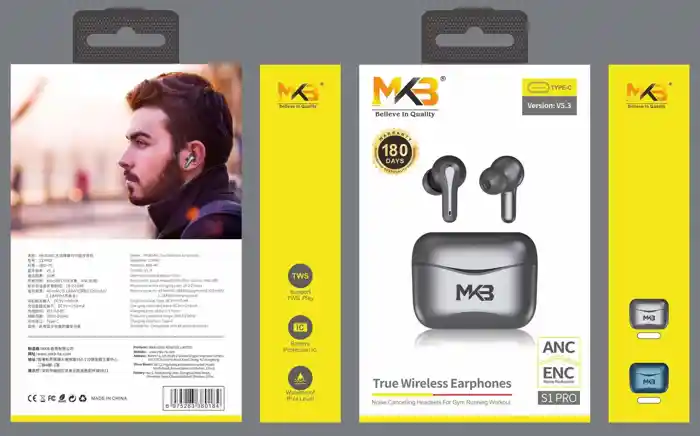 MKB S1 Pro ANC/ENC True Wireless Earphones